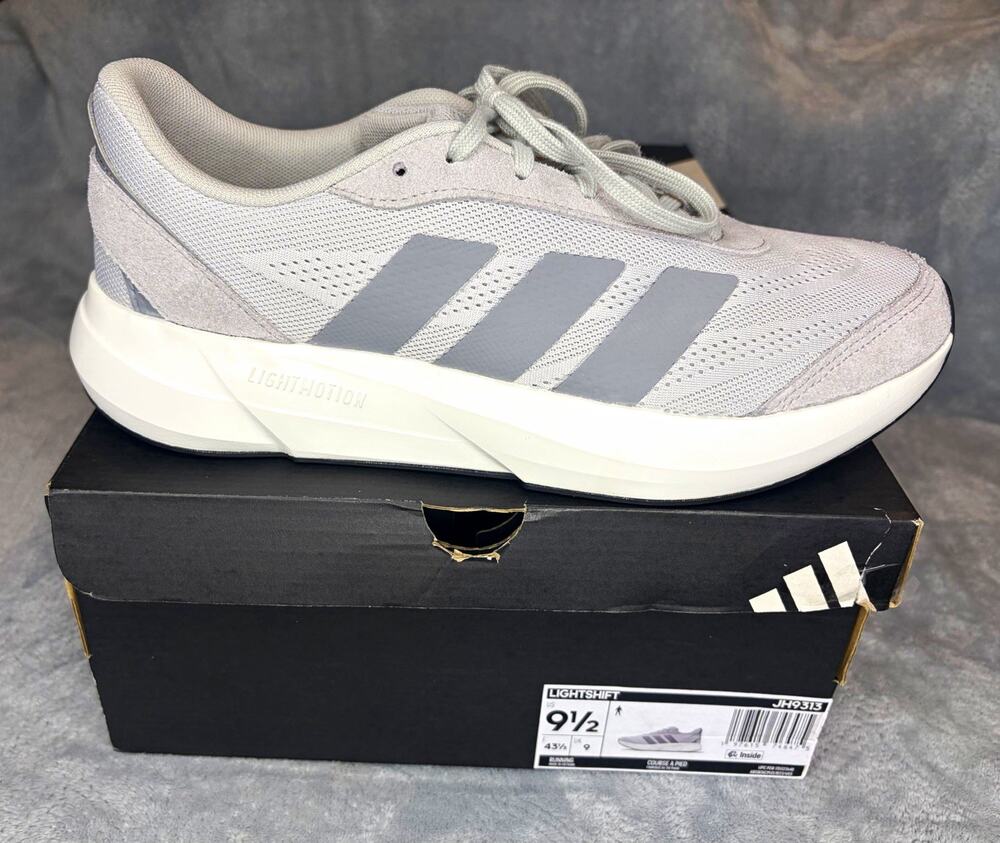 Adidas Lightshift Grey White Lightmotion Sneaker JH9313 Mens 9.5 NIB